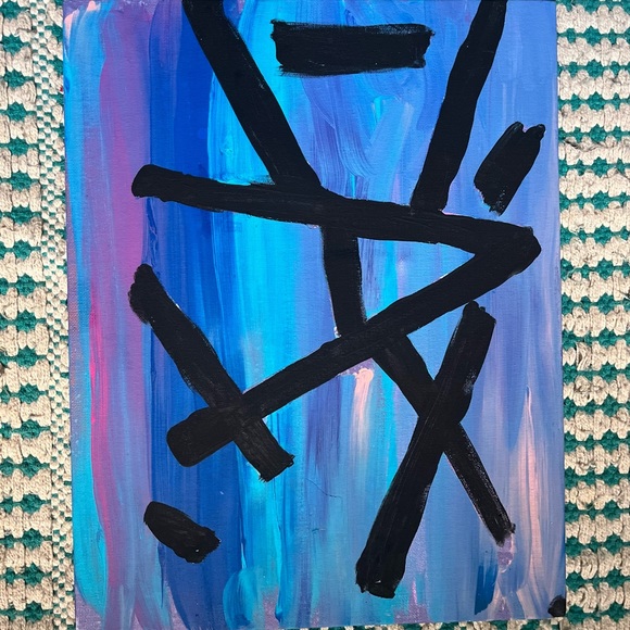 Beautiful homemade abstract, art piece, like for lower price - Picture 4 of 4